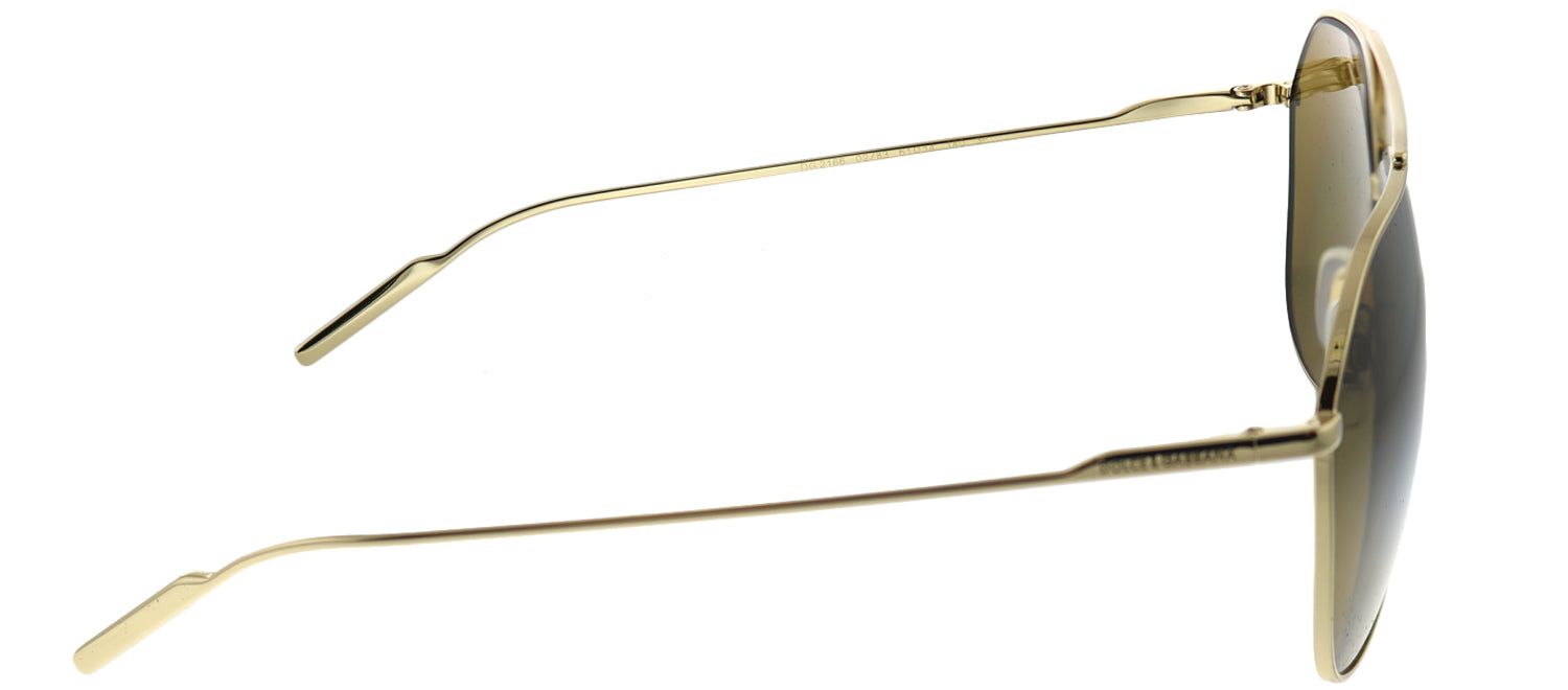 Dolce & Gabbana DG 2166 02/83 Aviator Metal Gold Sunglasses with Brown Polarized Lens sold by Gaffos product image thumbnail 3