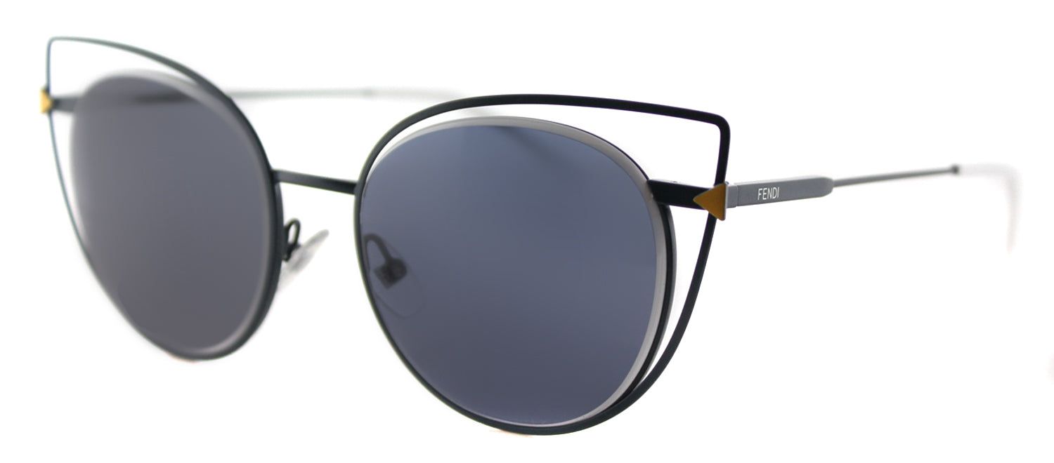 Fendi FF 0176 TLP Cat-Eye Metal Blue Sunglasses with Blue Lens sold by Gaffos product image thumbnail 2