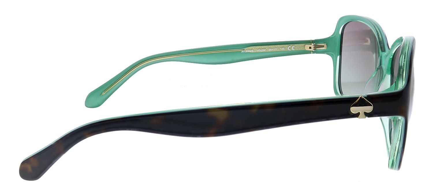 Kate Spade KS Ayleen/S VPU Rectangle Plastic Havana Green Sunglasses with Grey Gradient Lens sold by Gaffos product image thumbnail 3