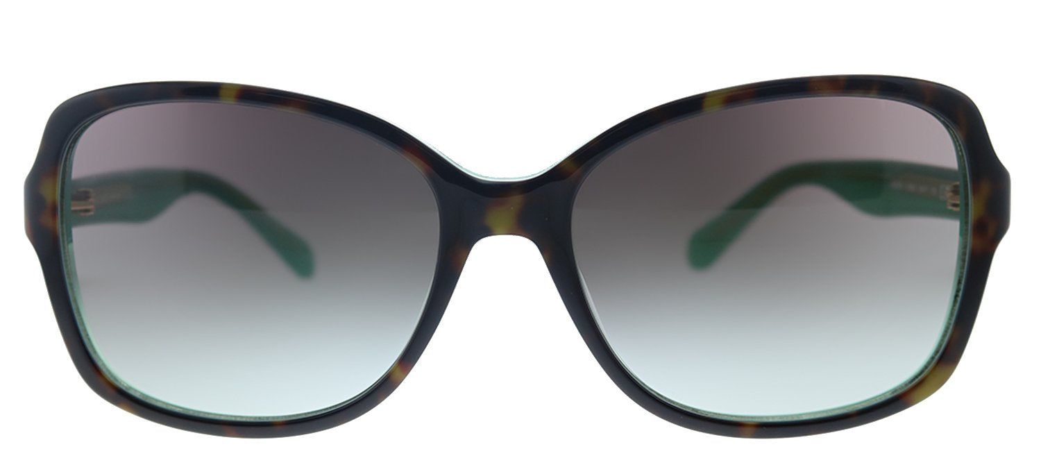 Kate Spade KS Ayleen/S VPU Rectangle Plastic Havana Green Sunglasses with Grey Gradient Lens sold by Gaffos