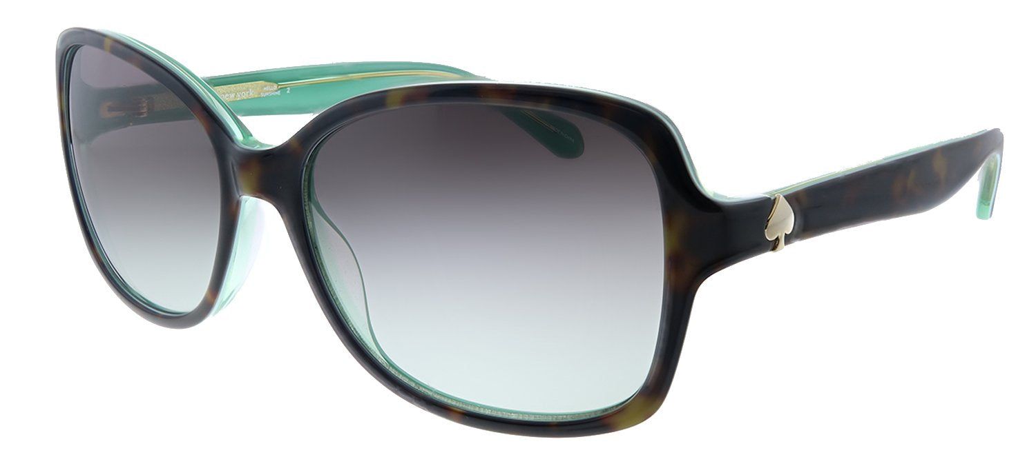 Kate Spade KS Ayleen/S VPU Rectangle Plastic Havana Green Sunglasses with Grey Gradient Lens sold by Gaffos product image thumbnail 2