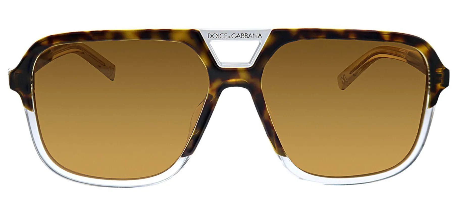 Dolce & Gabbana DG 4354F 757/73 Rectangle Plastic Tortoise Sunglasses with Brown Lens sold by Gaffos