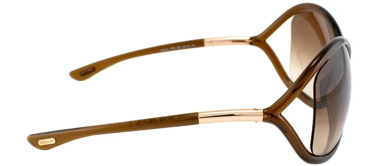 Tom Ford Whitney TF 9 692 Fashion Plastic Brown Sunglasses with Brown Gradient Lens sold by Gaffos product image thumbnail 3