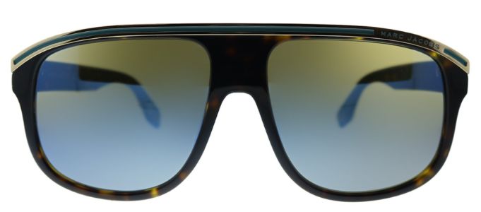 Marc Jacobs MARC 388/S 086 3U Aviator Plastic Havana Sunglasses with Blue Gradient Lens sold by Gaffos