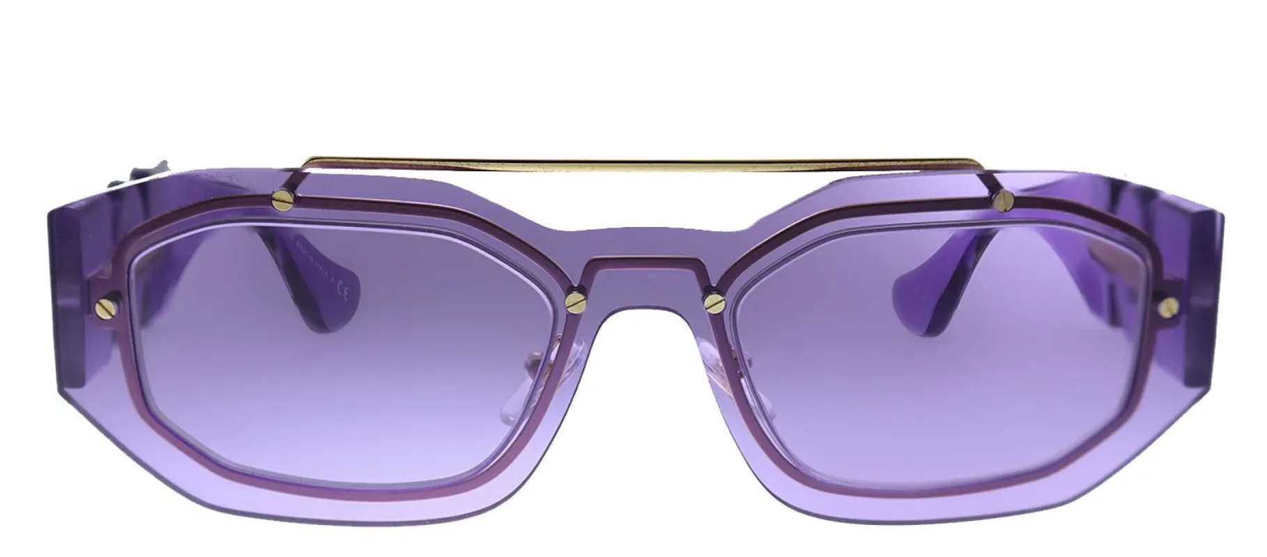 Versace VE 2235 100284 Geometric Plastic Purple Sunglasses with Purple Lens sold by Gaffos
