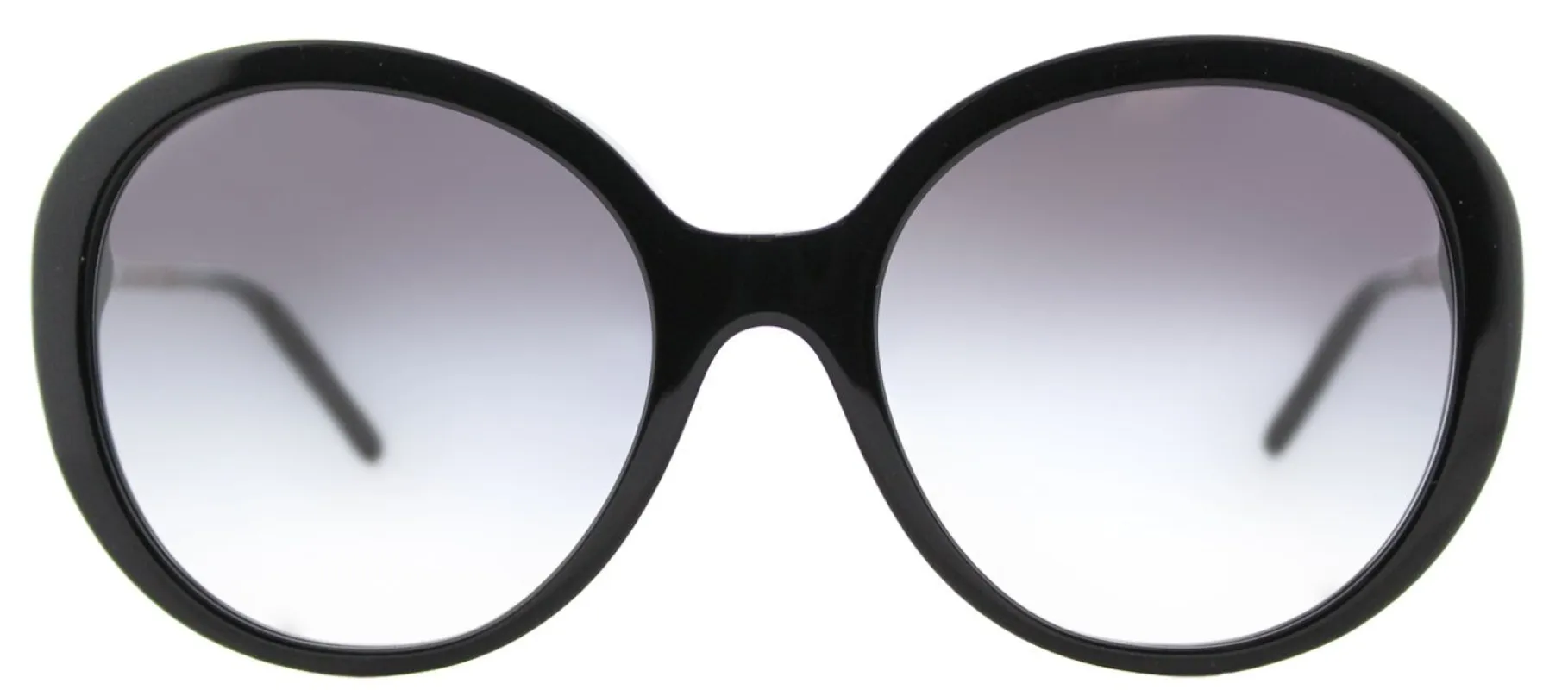 Burberry BE 4239Q 30018G Round Plastic Black Sunglasses with Grey Gradient Lens sold by Gaffos