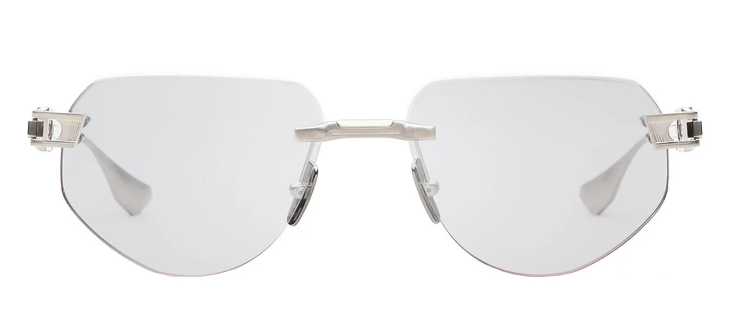 Dita GRAND-IMPERYN OPTICAL DT DTX164 A-02 Rimless Metal Silver Eyeglasses with Blue Gradient Lens sold by Gaffos