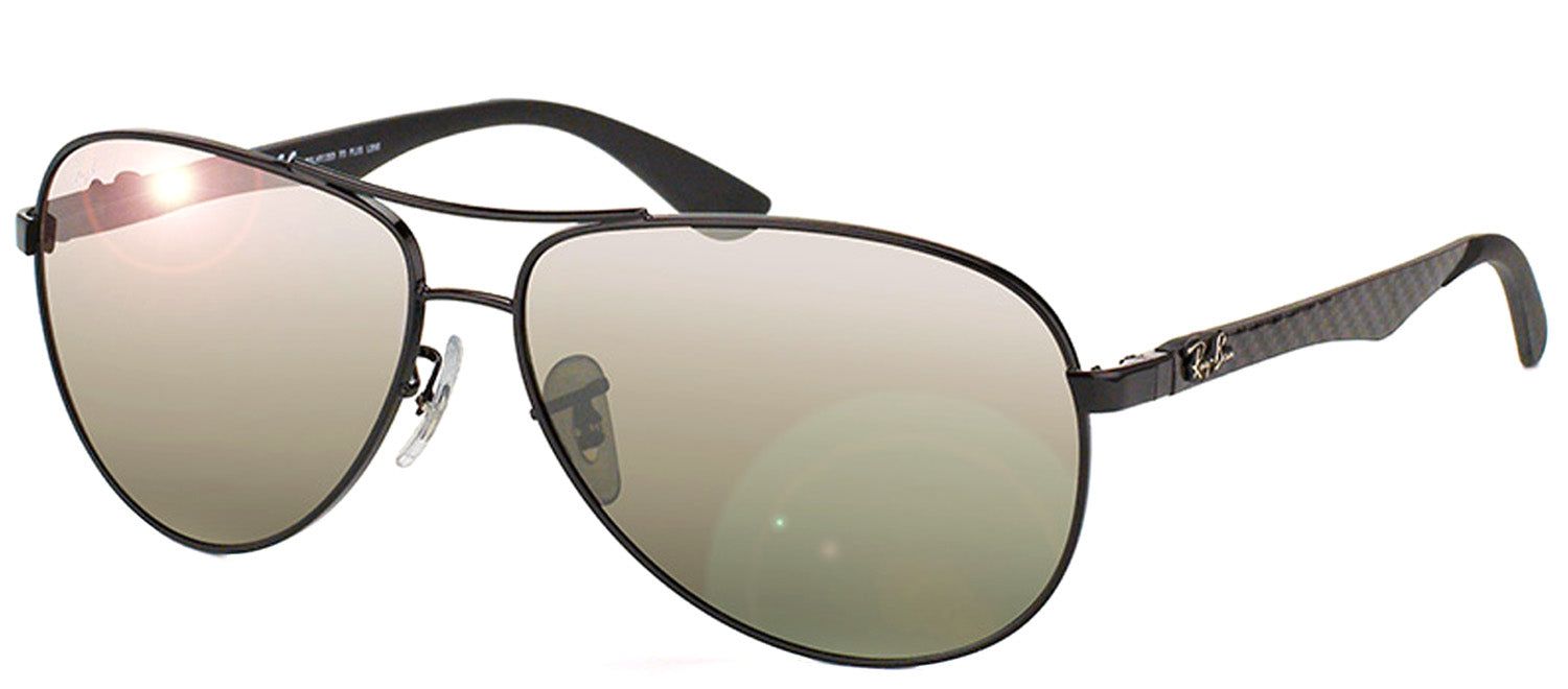 Ray-Ban RB 8313 002/K7 Aviator Metal Black Sunglasses with Grey Polarized Lens sold by Gaffos product image thumbnail 2