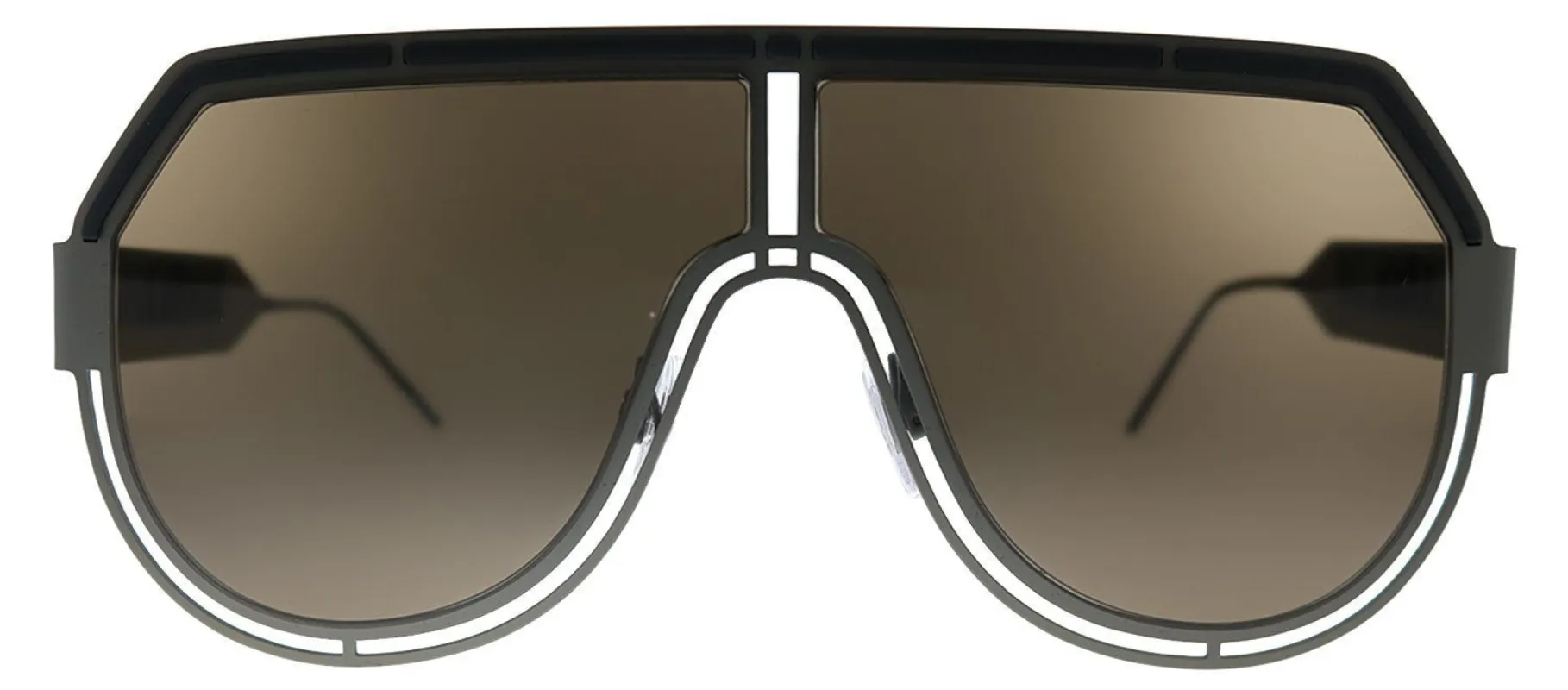 Dolce & Gabbana DG 2231 135273 Aviator Metal Bronze Sunglasses with Brown Lens sold by Gaffos