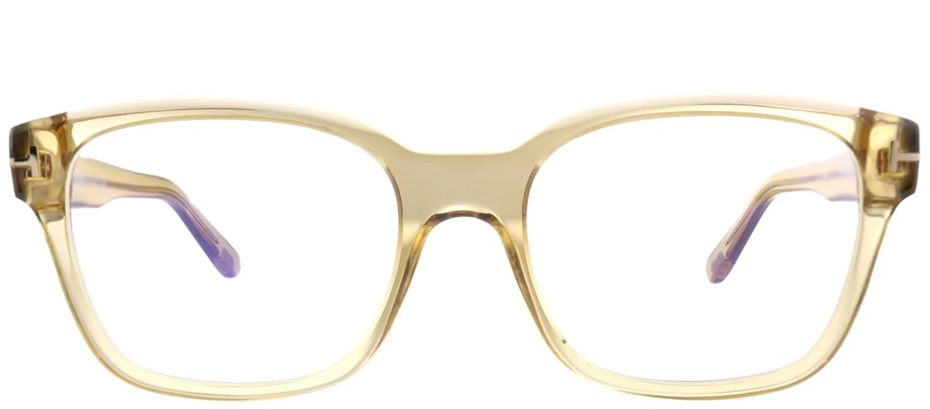 Tom Ford FT 5535B 045 Square Plastic Beige Eyeglasses with Demo Lens sold by Gaffos