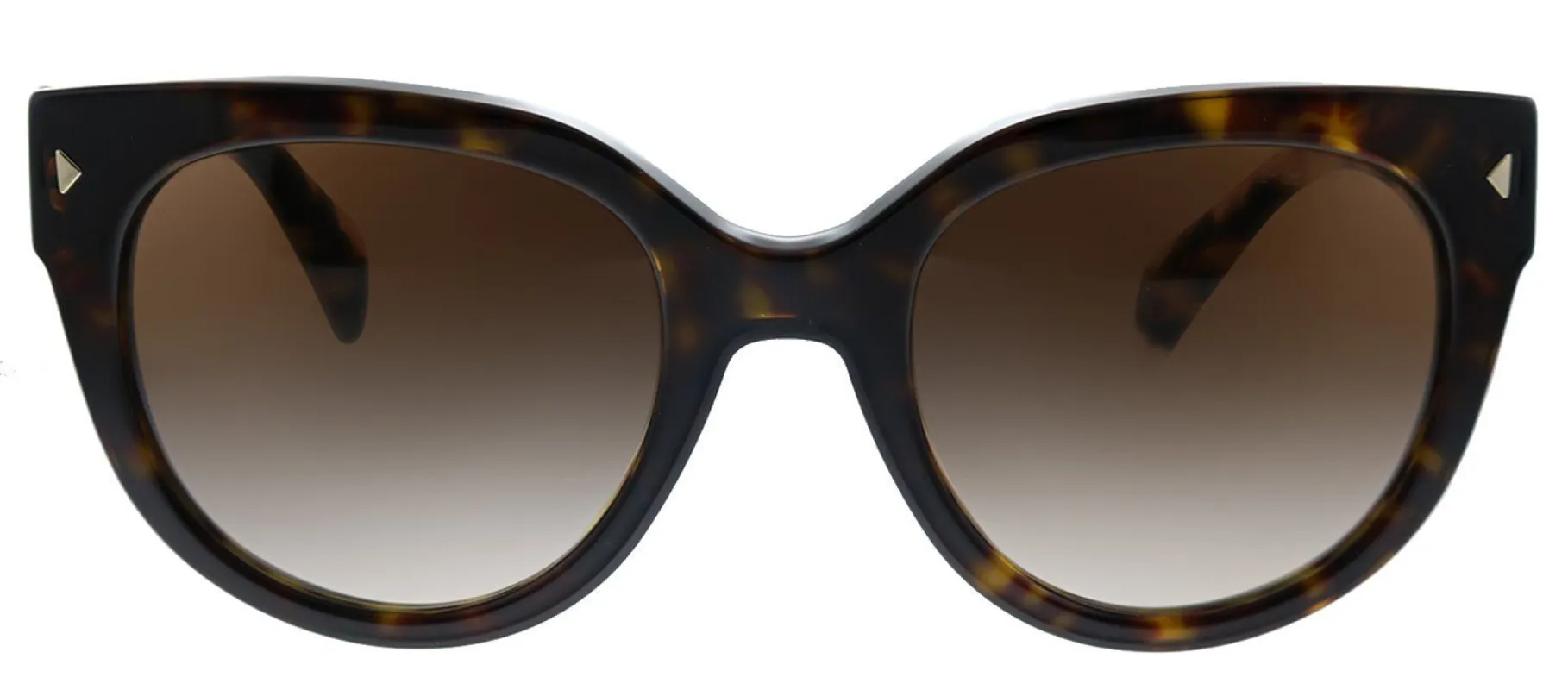 Prada Swing PR 17OS 2AU6S1 Cat-Eye Plastic Havana Sunglasses with Brown Gradient Lens sold by Gaffos