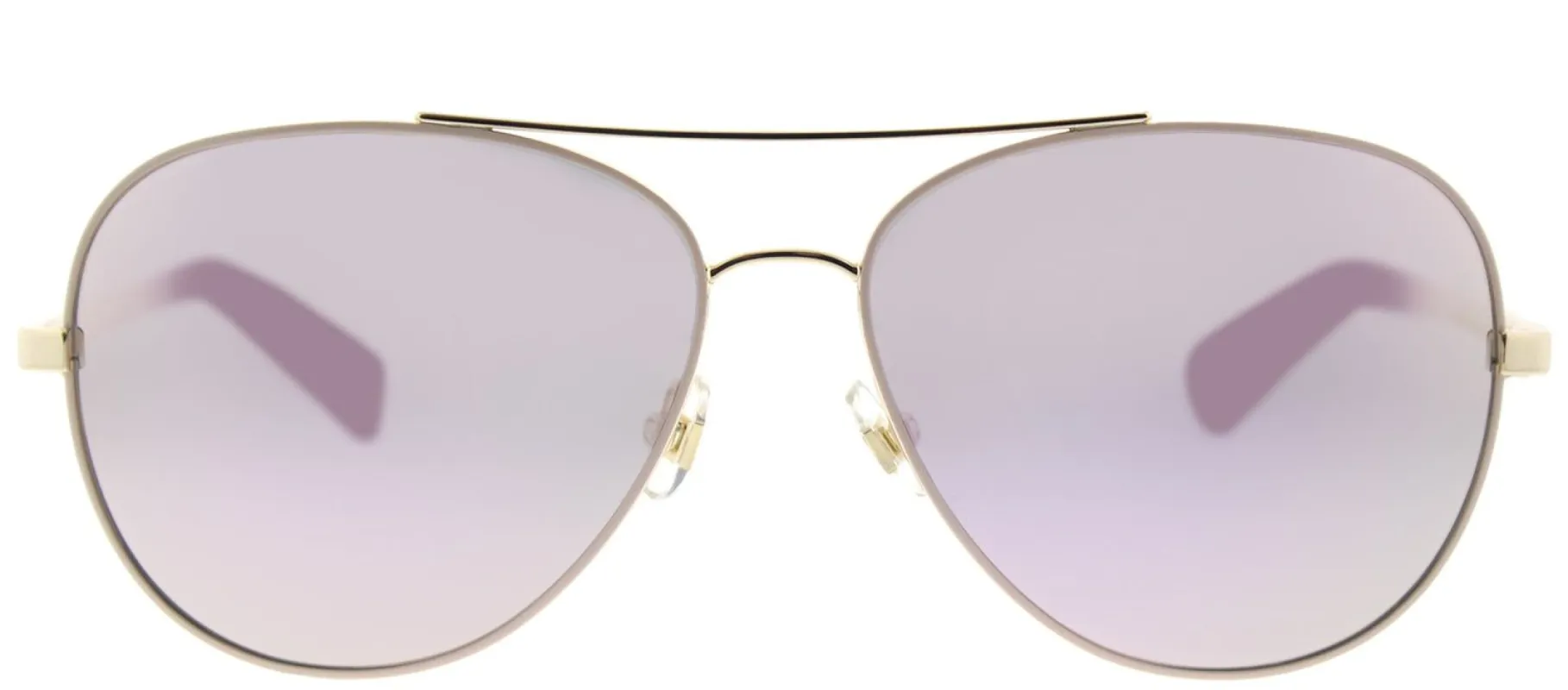 Kate Spade KS Avaline2 HT8 Aviator Metal Pink Sunglasses with Rose Gold Mirror Lens sold by Gaffos