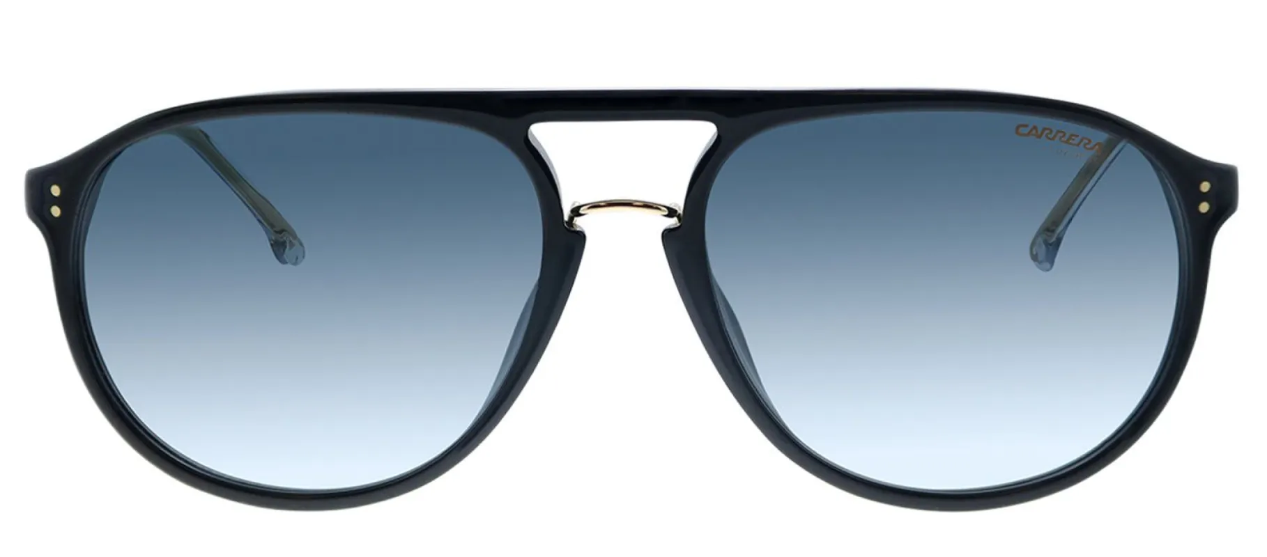 Carrera CA Carrera212/S 7C5 08 Pilot Plastic Black Sunglasses with Blue Gradient Lens sold by Gaffos