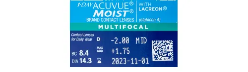 1-Day Acuvue Moist Multifocal - 30 Pack sold by Gaffos product image thumbnail 2