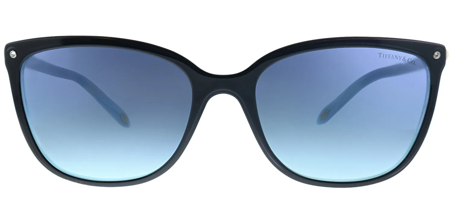 Tiffany & Co. TF 4105HB 81939S Square Plastic Black Sunglasses with Blue Gradient Lens sold by Gaffos