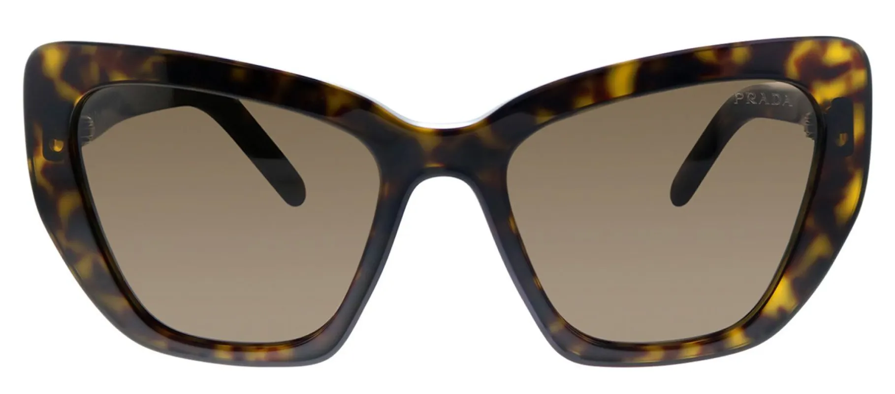 Prada PR 08VS 2AU8C1 Cat-Eye Plastic Havana Sunglasses with Brown Lens sold by Gaffos