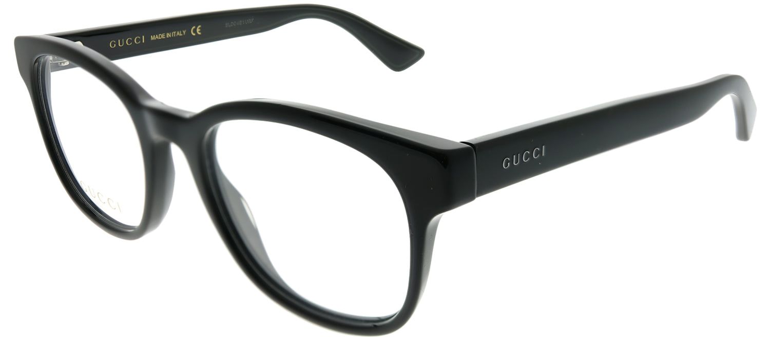 Gucci GG 0005O 001 Square Acetate Black Eyeglasses with Demo Lens sold by Gaffos product image thumbnail 2