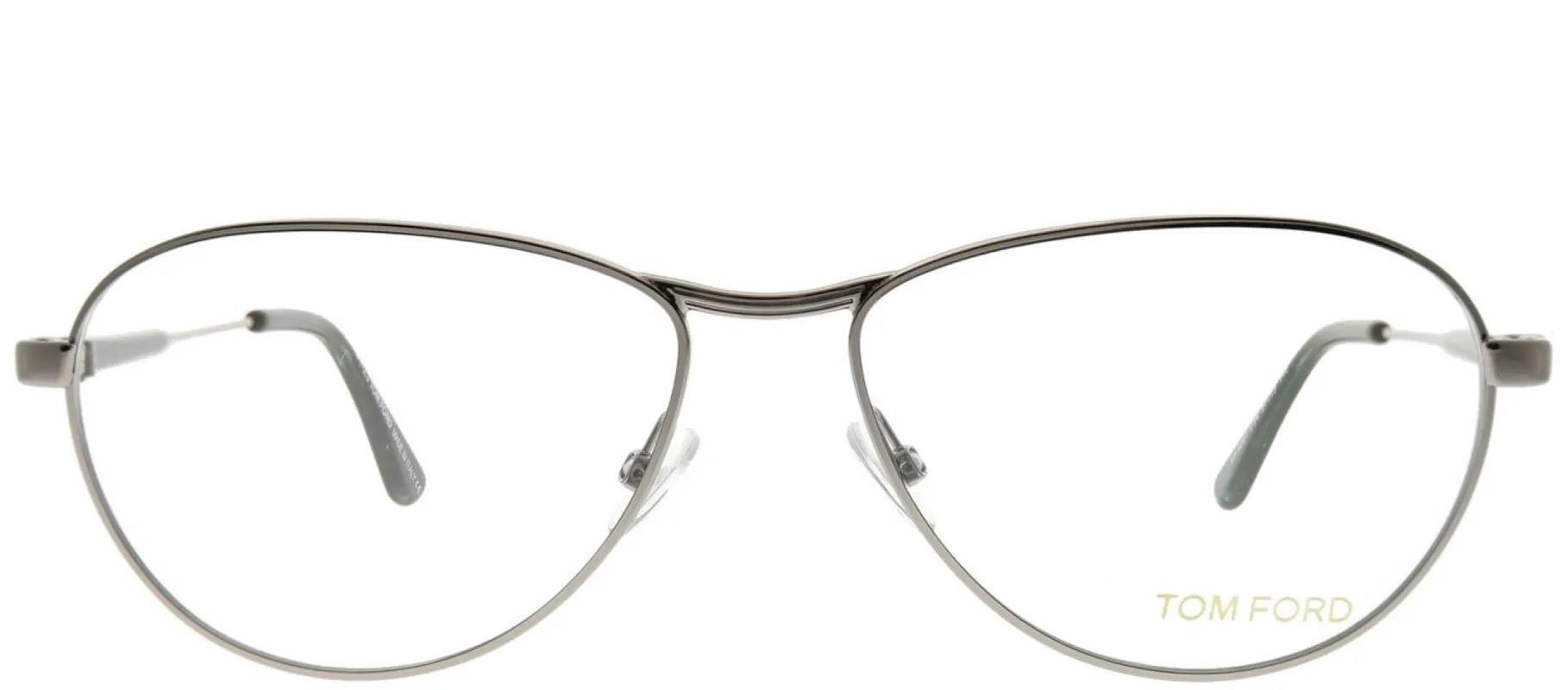 Tom Ford FT 5297 014 Aviator Metal Silver Eyeglasses with Demo Lens sold by Gaffos