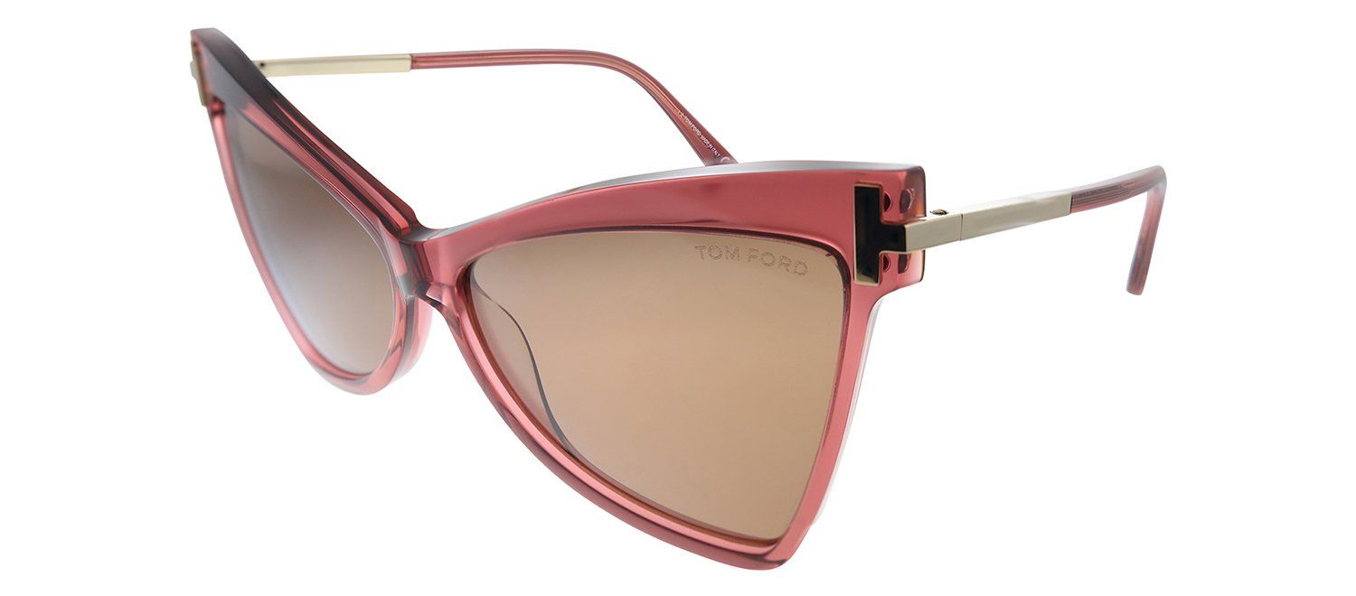 Tom Ford FT 0767 72Y Butterfly Plastic Pink Sunglasses with Brown Lens sold by Gaffos product image thumbnail 2