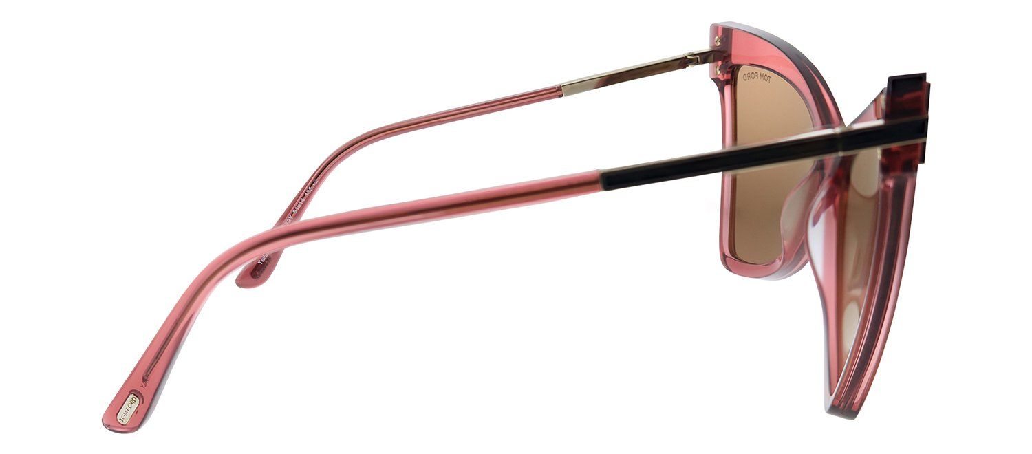 Tom Ford FT 0767 72Y Butterfly Plastic Pink Sunglasses with Brown Lens sold by Gaffos product image thumbnail 3