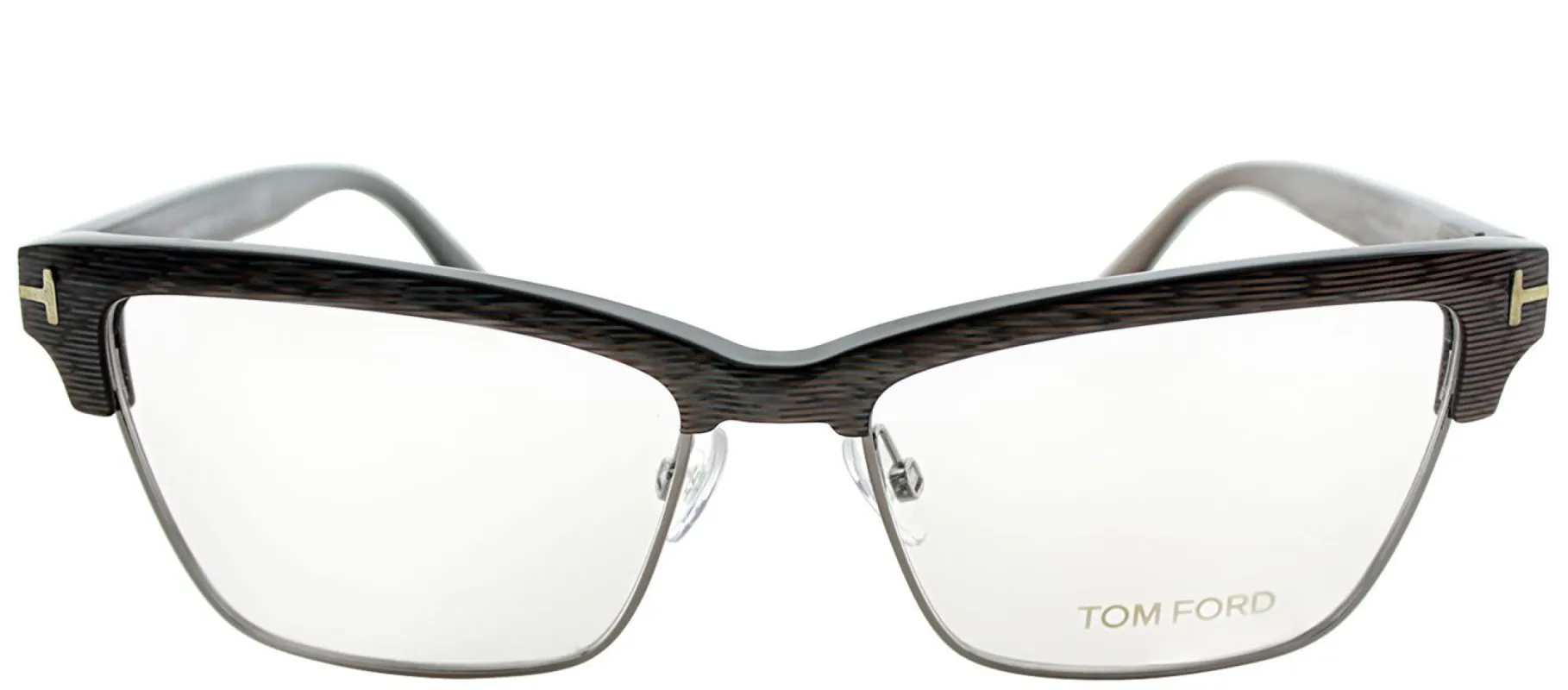 Tom Ford FT 5364 020 Cat-Eye Plastic Grey Eyeglasses with Demo Lens sold by Gaffos