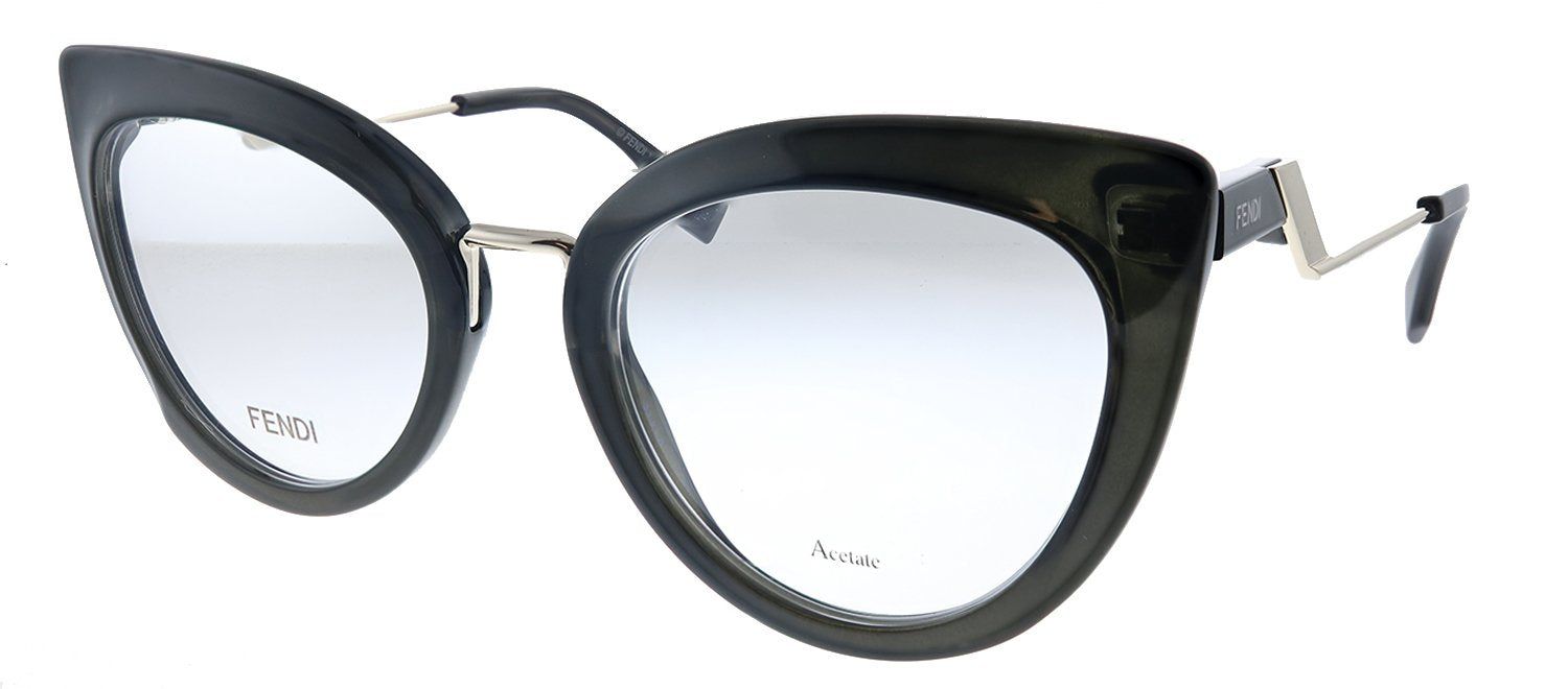 Fendi Tropical FF 0334 807 Cat-Eye Plastic Black Eyeglasses with Demo Lens sold by Gaffos product image thumbnail 2