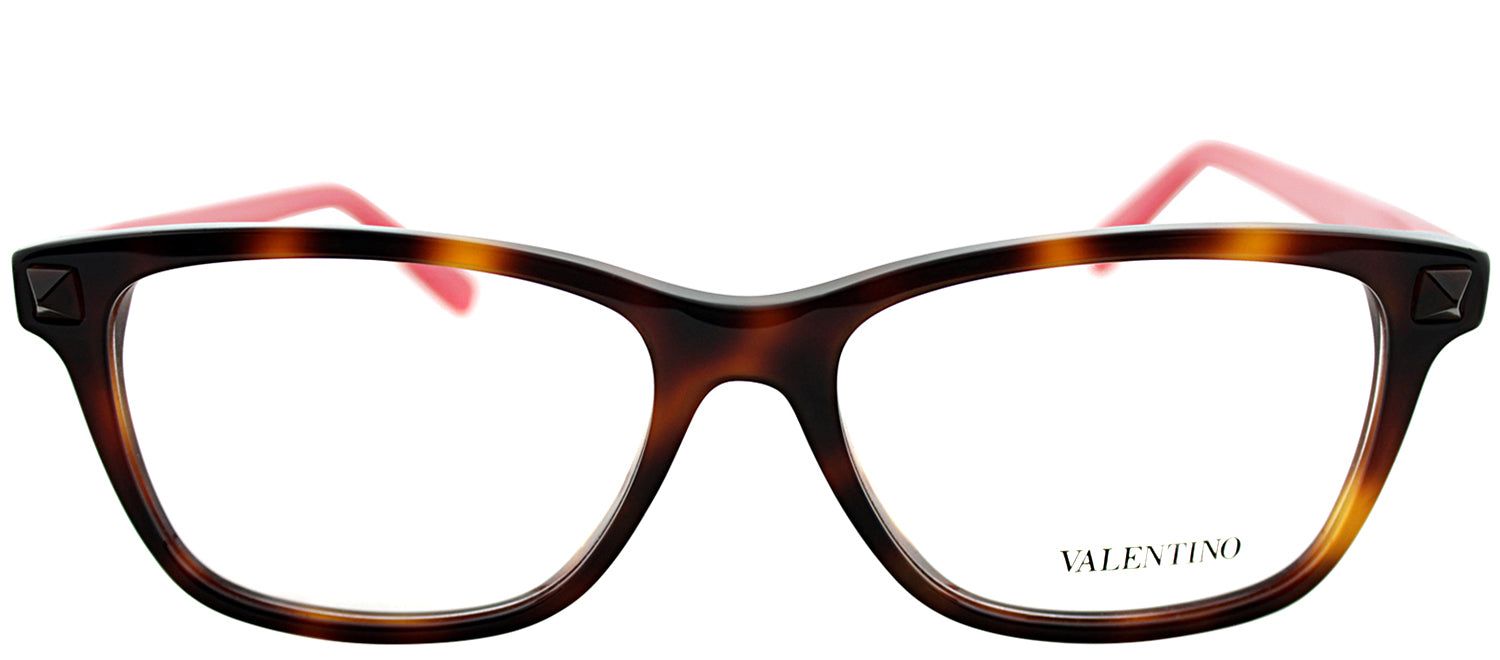 Valentino VL 2694 279 Rectangle Plastic Tortoise/ Havana Eyeglasses with Demo Lens sold by Gaffos