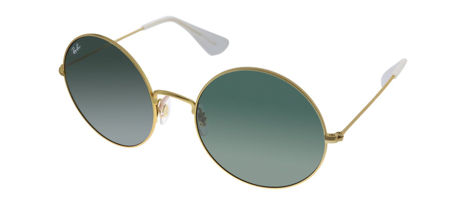 Ray-Ban RB 3592 901371 Round Metal Gold Sunglasses with Green Lens sold by Gaffos product image thumbnail 2