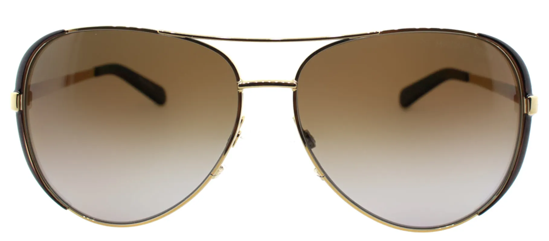 Michael Kors Chelsea MK 5004 1014T5 Aviator Metal Gold Sunglasses with Brown Polarized Lens sold by Gaffos