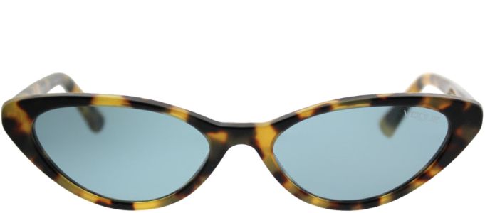 Vogue Eyewear VO 5237S 260580 Cat-Eye Plastic Tortoise/ Havana Sunglasses with Blue Lens sold by Gaffos