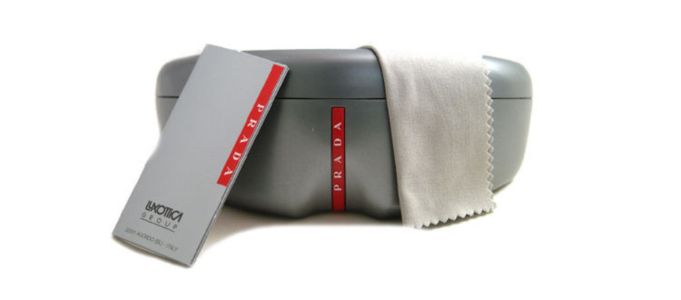 Prada Linea Rossa PS 54IS 1BO1A1 Aviator Metal Black Sunglasses with Grey Lens sold by Gaffos