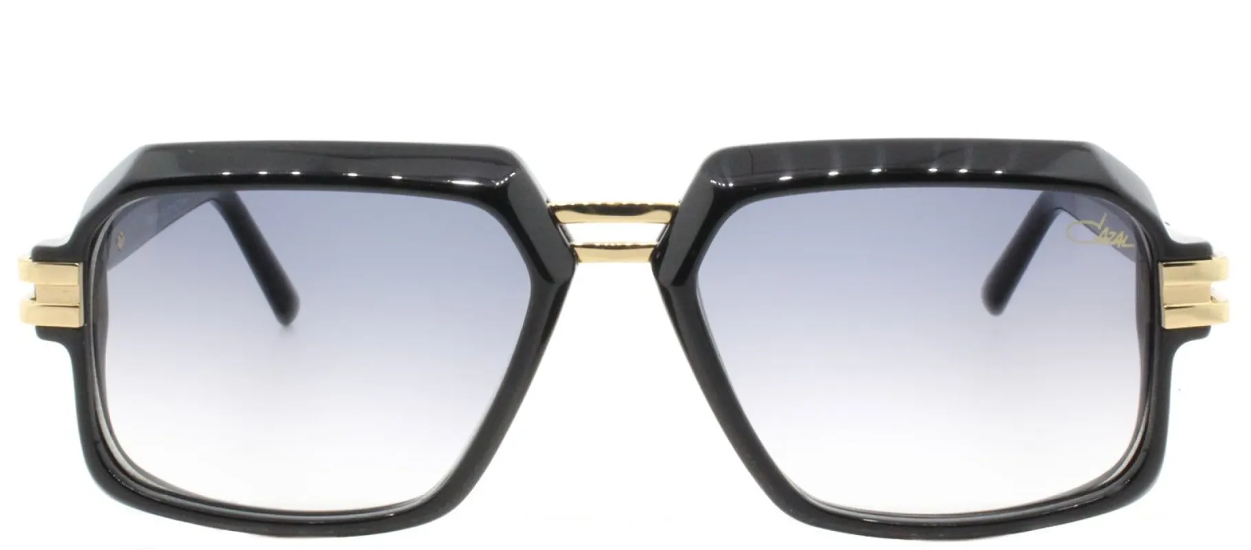 Cazal Cazal 6004/3 001SG Rectangle Plastic Black Sunglasses with Light Grey Gradient Lens sold by Gaffos
