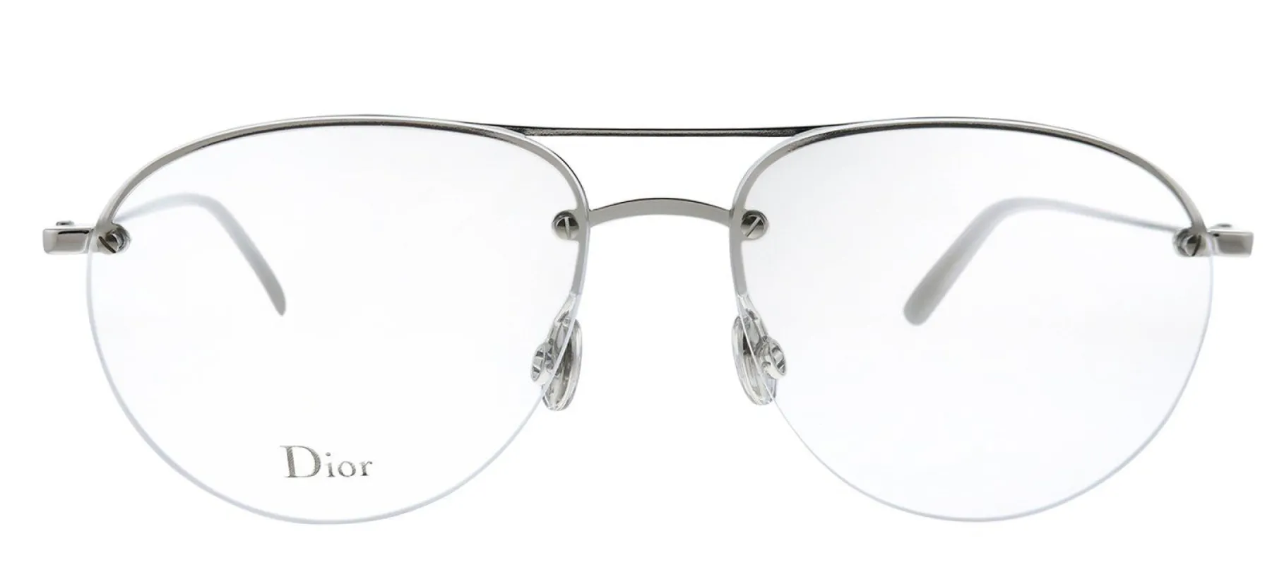 Dior CD StellaireO11 010 Aviator Metal Silver Eyeglasses with Demo Lens sold by Gaffos
