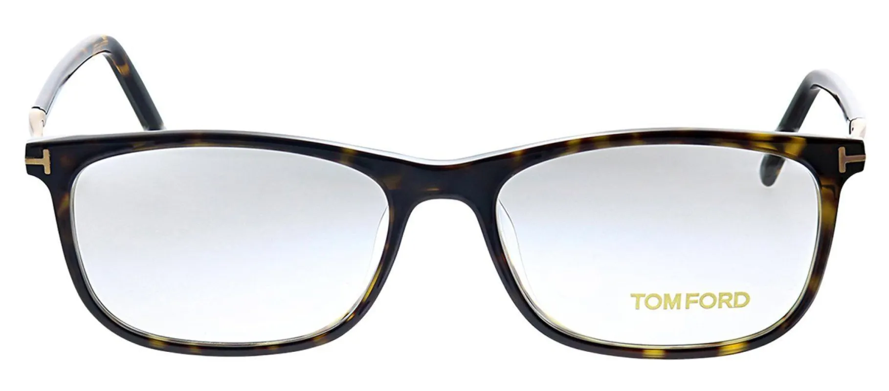 Tom Ford FT 5398F 052 Rectangle Plastic Havana Eyeglasses with Havana Plastic Frame And Temple sold by Gaffos