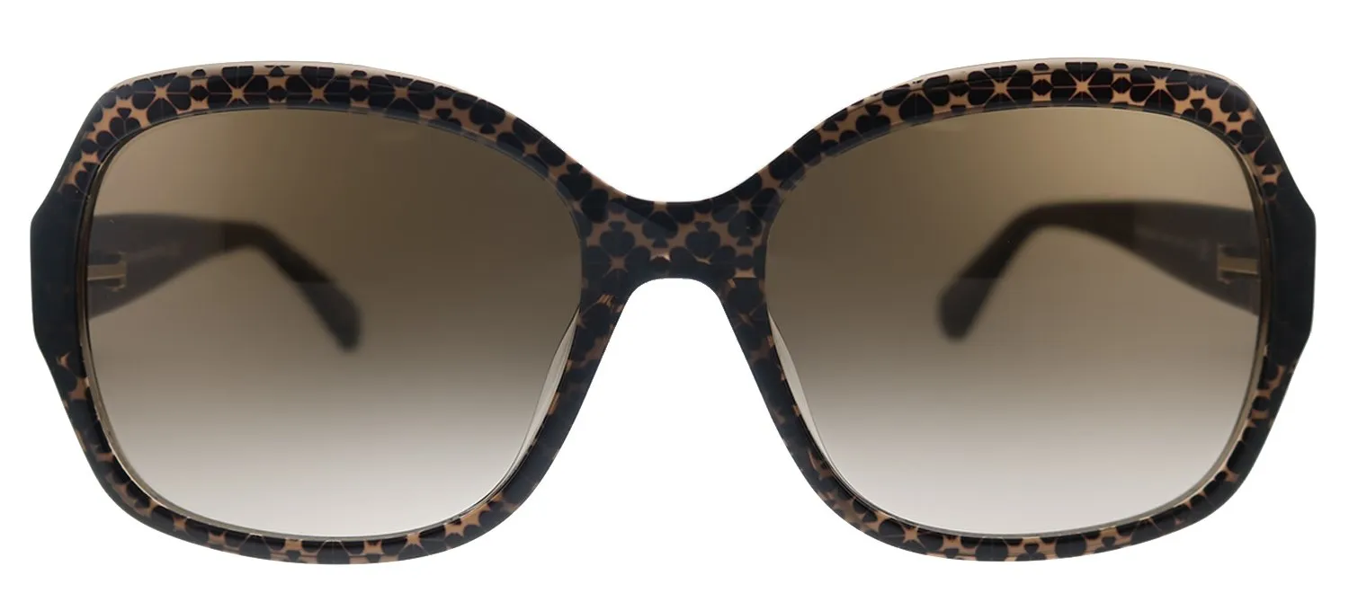 Kate Spade KS Amberlynn/S Y1J Square Plastic Brown Sunglasses with Brown Gradient Lens sold by Gaffos