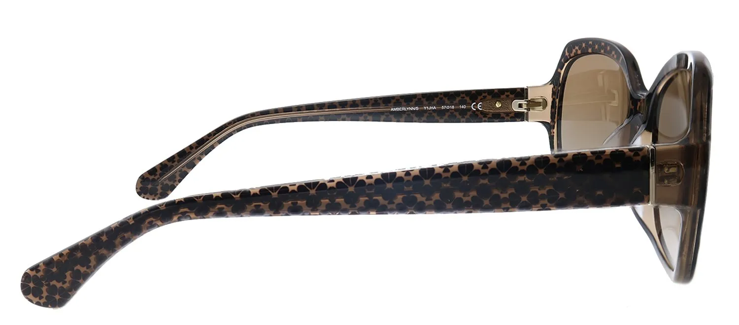 Kate Spade KS Amberlynn/S Y1J Square Plastic Brown Sunglasses with Brown Gradient Lens sold by Gaffos product image thumbnail 3