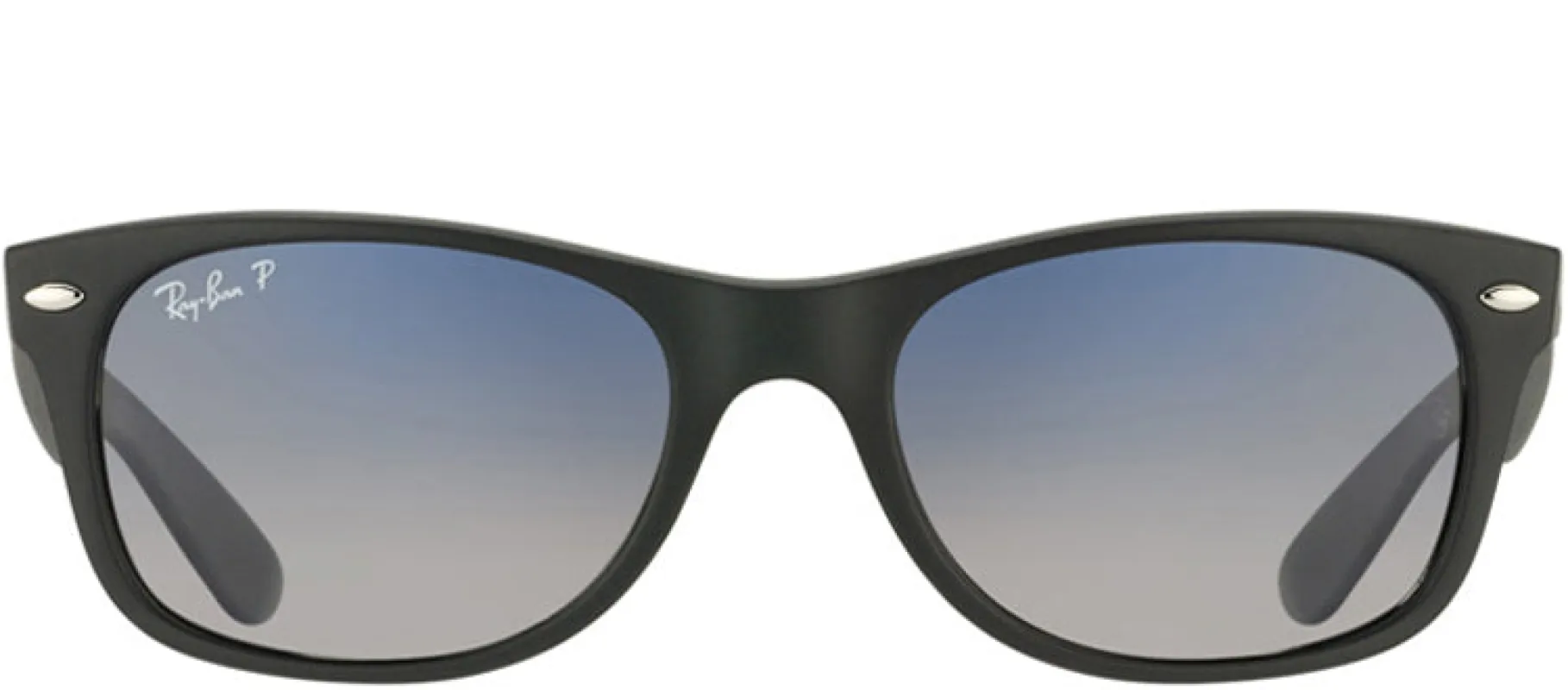 Ray-Ban New Wayfarer RB 2132 601S78 Wayfarer Plastic Black Sunglasses with Grey Gradient Polarized Lens sold by Gaffos