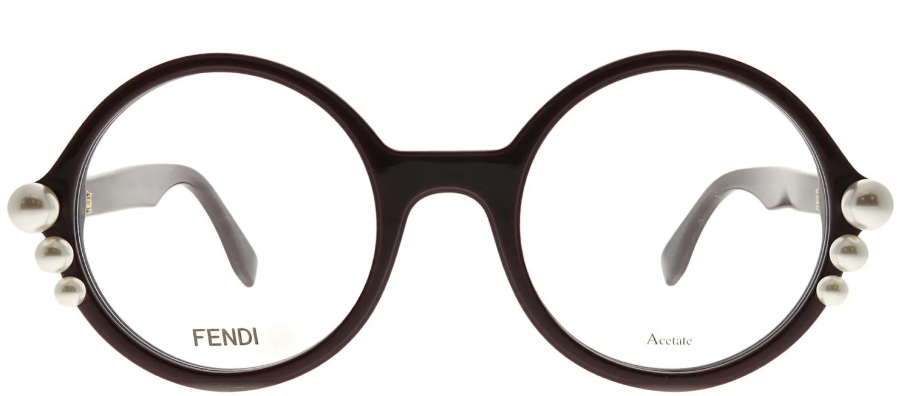 Fendi FF 0298 0T7 Round Plastic Purple Eyeglasses with Demo Lens sold by Gaffos