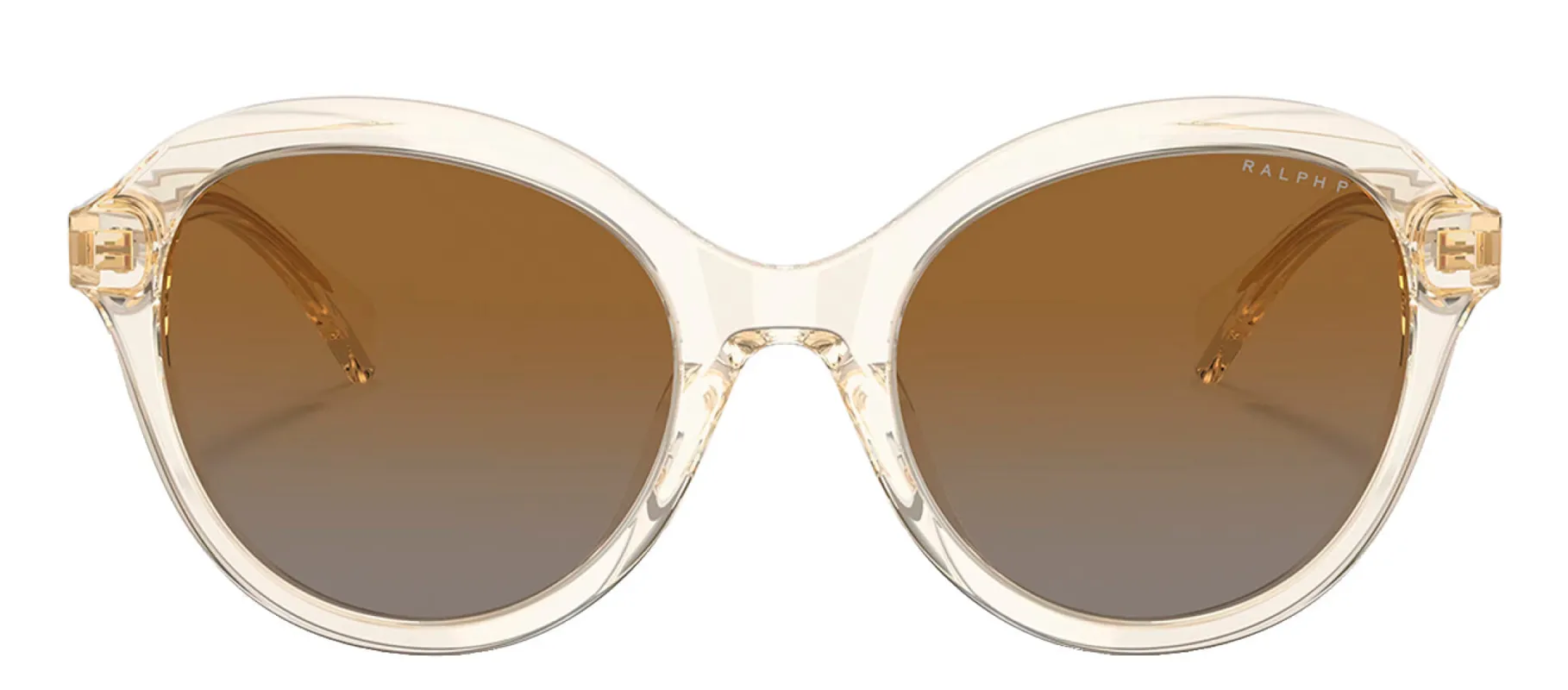 Ralph Lauren RA 5286U 5034T5 Round Plastic Beige Sunglasses with Brown Gradient Lens sold by Gaffos