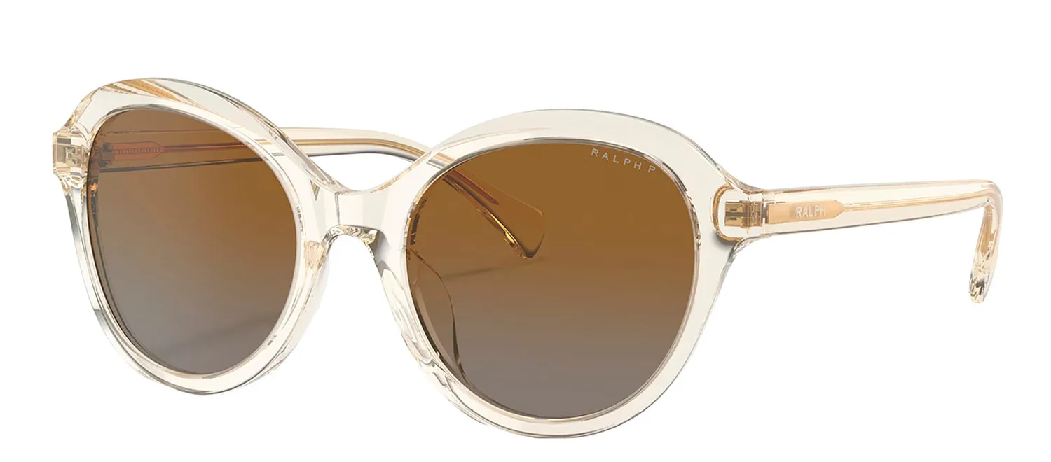 Ralph Lauren RA 5286U 5034T5 Round Plastic Beige Sunglasses with Brown Gradient Lens sold by Gaffos product image thumbnail 2