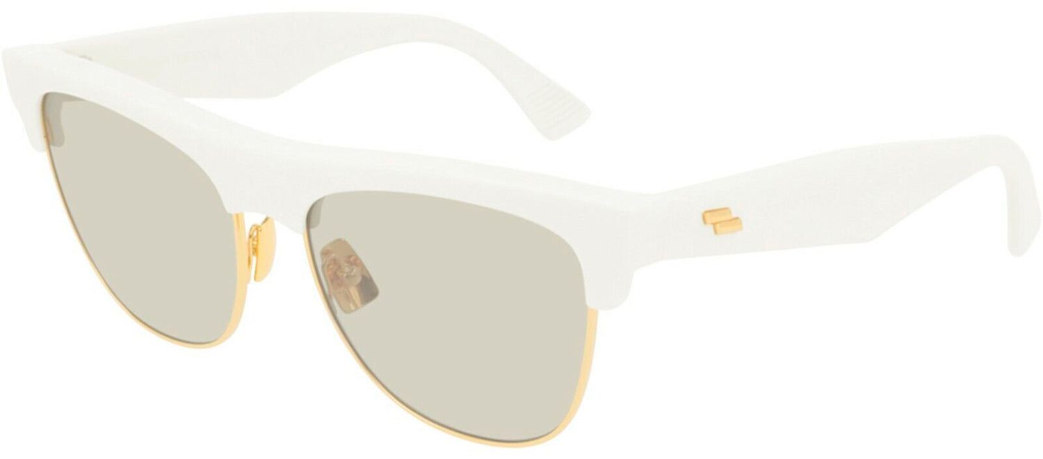 Bottega Veneta BV 1003S 004 Geometrical Plastic Ivory Sunglasses with Brown Lens sold by Gaffos product image thumbnail 2