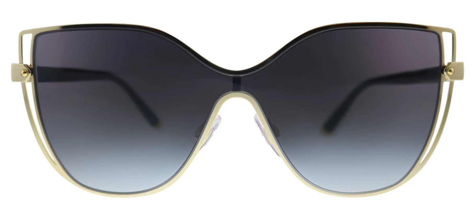 Dolce & Gabbana DG 2236 02/8G Butterfly Metal Gold Sunglasses with Grey Gradient Lens sold by Gaffos