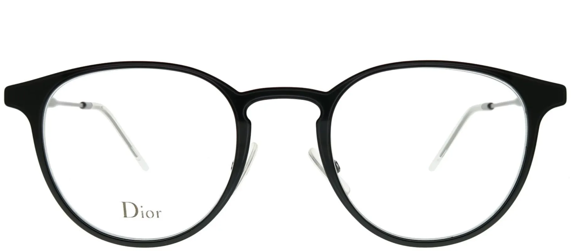 Dior Homme CD 0203 2B2 Round Metal Black Eyeglasses with Demo sold by Gaffos