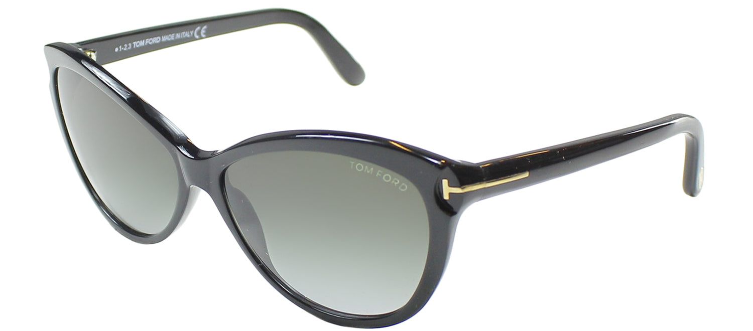 Tom Ford TF 325 01P Cat-Eye Plastic Black Sunglasses with Grey Gradient Lens sold by Gaffos product image thumbnail 2