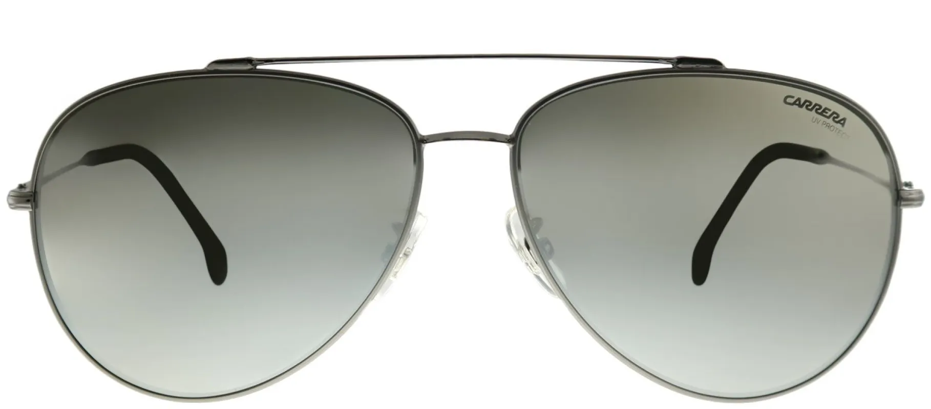 Carrera CA Carrera183/F/S 6LB Aviator Metal Ruthenium/ Gunmetal Sunglasses with Silver Mirror Lens sold by Gaffos
