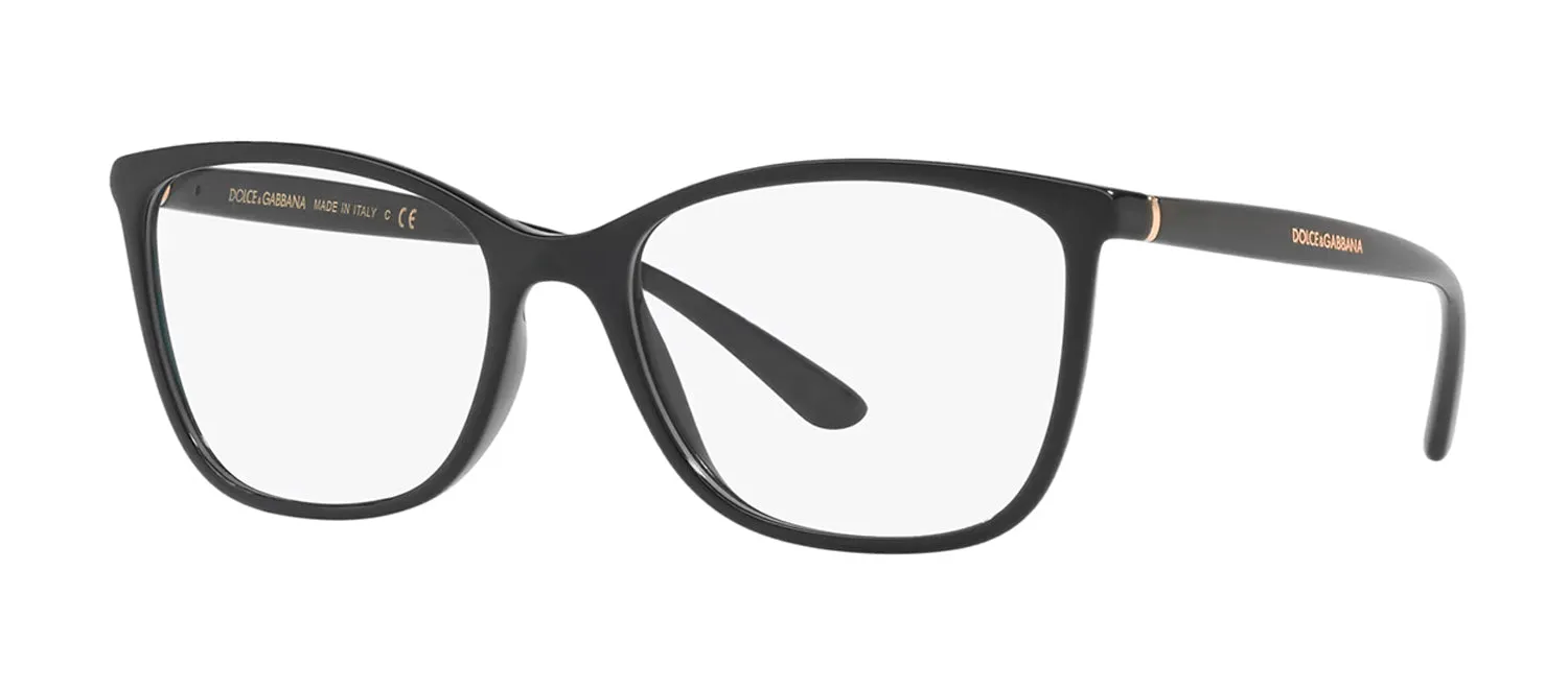 Dolce & Gabbana DG 5026 501 Rectangle Plastic Black Eyeglasses with Logo Stamped Demo Lens sold by Gaffos product image thumbnail 2