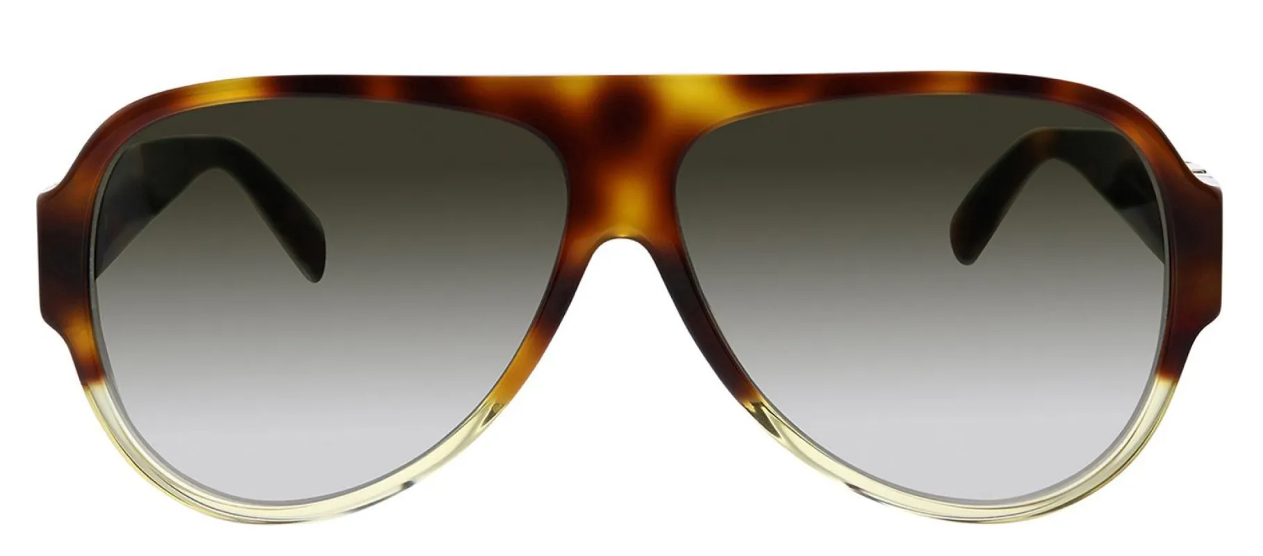 Givenchy GV 7142/S C9B Aviator Plastic Havana Sunglasses with Green Gradient Lens sold by Gaffos
