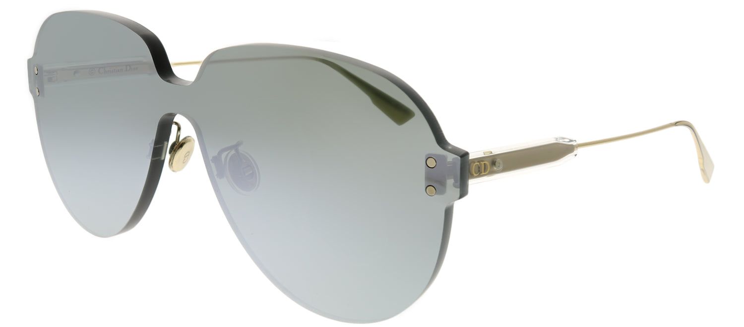 Dior CD ColorQuake3 YB7 T4 Aviator Plastic Silver Sunglasses with Silver Mirror Lens sold by Gaffos product image thumbnail 2