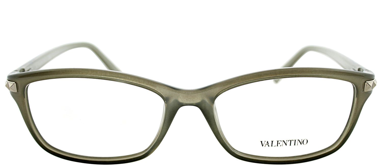 Valentino VL 2653 319 Rectangle Plastic Green Eyeglasses with Demo Lens sold by Gaffos