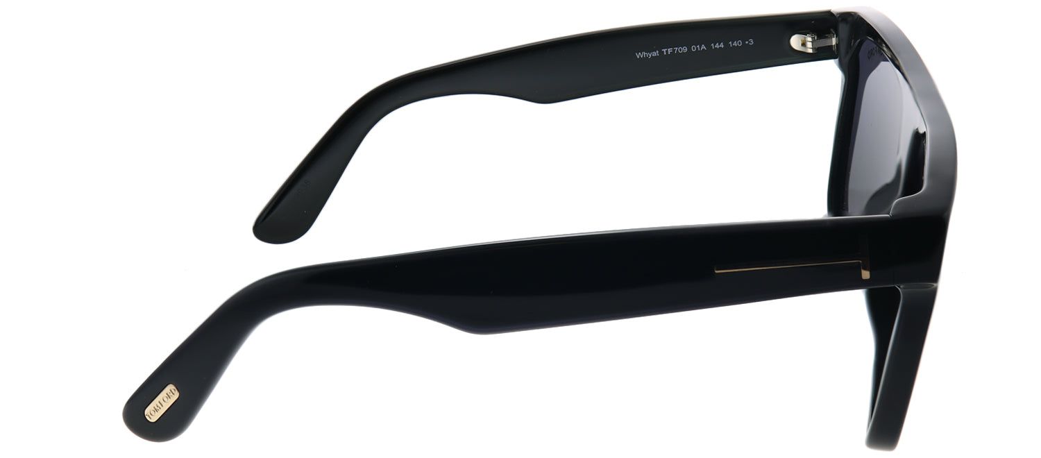 Tom Ford TF 709 01A Shield Plastic Black Sunglasses with Grey Lens sold by Gaffos product image thumbnail 3